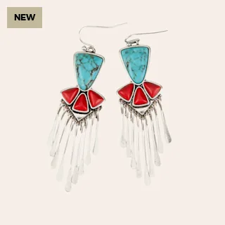 Turquoise Bloom Earrings